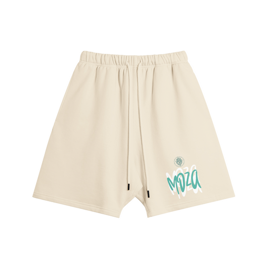 Meduza Green Graffiti Oversize Short