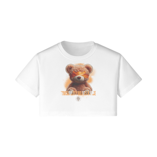 Meduza Invisible Bear Crop Top